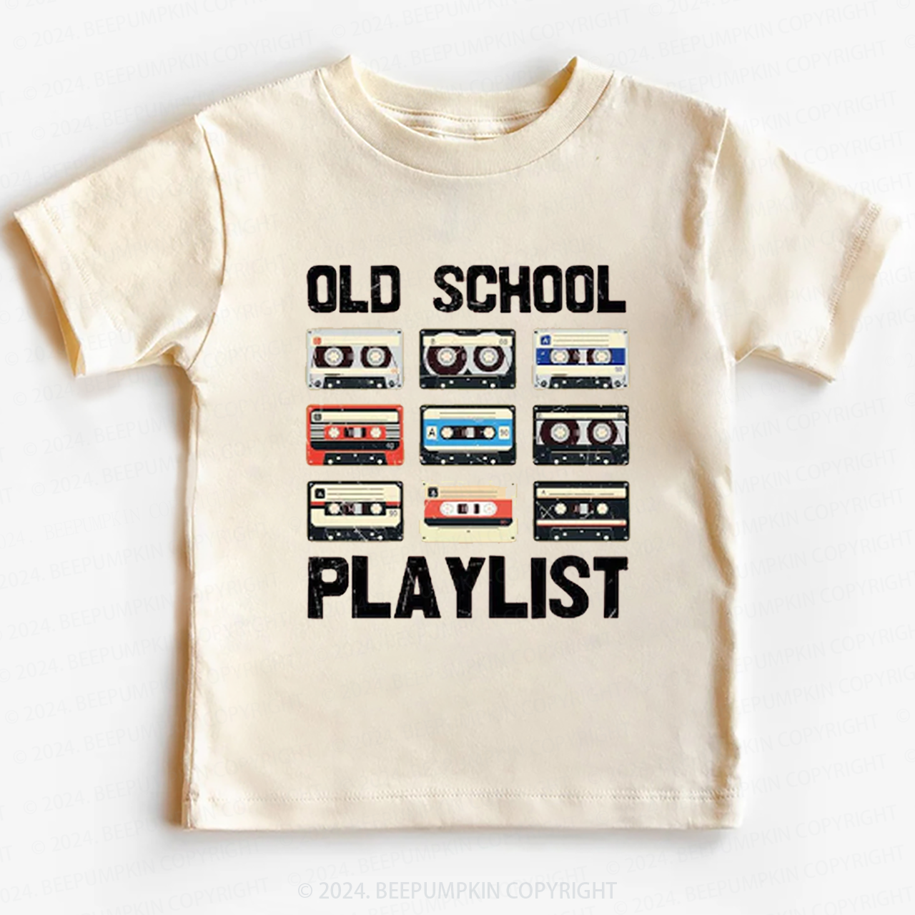 Old School Playlist Toddler&Kids Tees 8