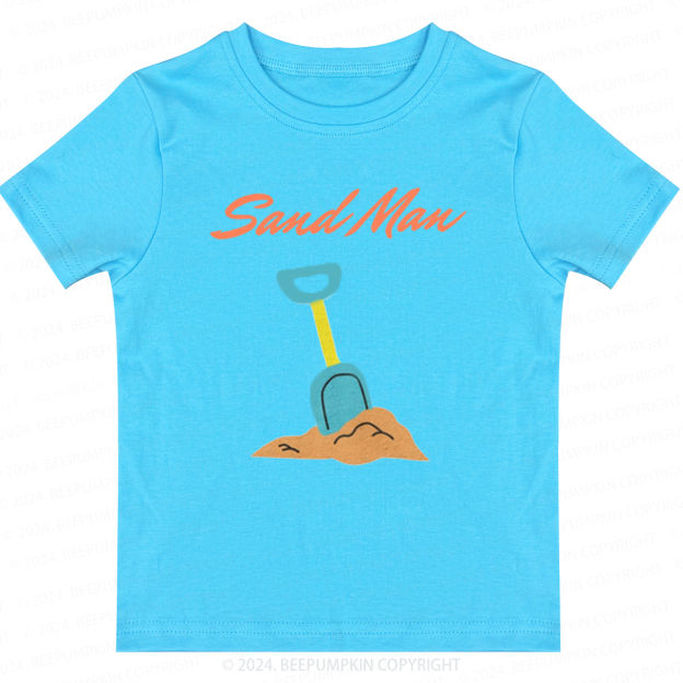 Sand Man Vacation Toddler&Kids Tees 