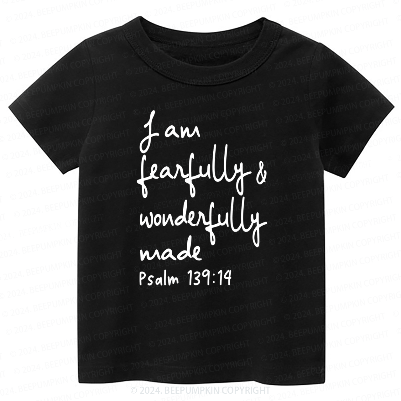 I Am Fearfully And Wonderfully Made Toddler&Kids Tees 