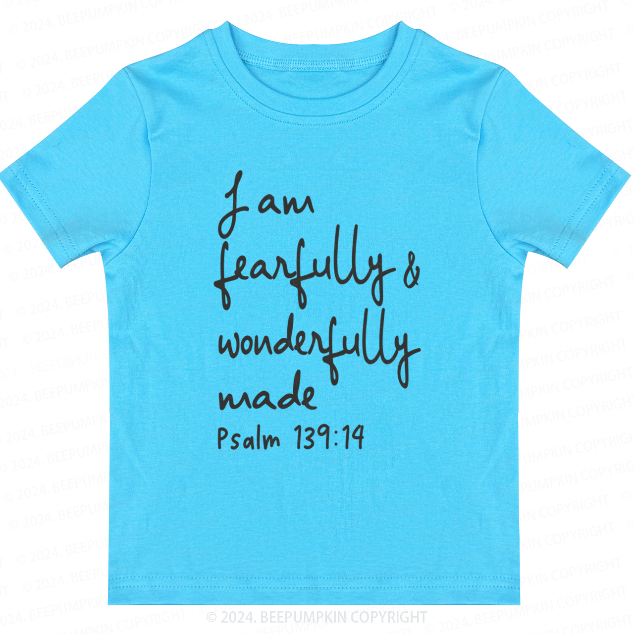 I Am Fearfully And Wonderfully Made Toddler&Kids Tees 