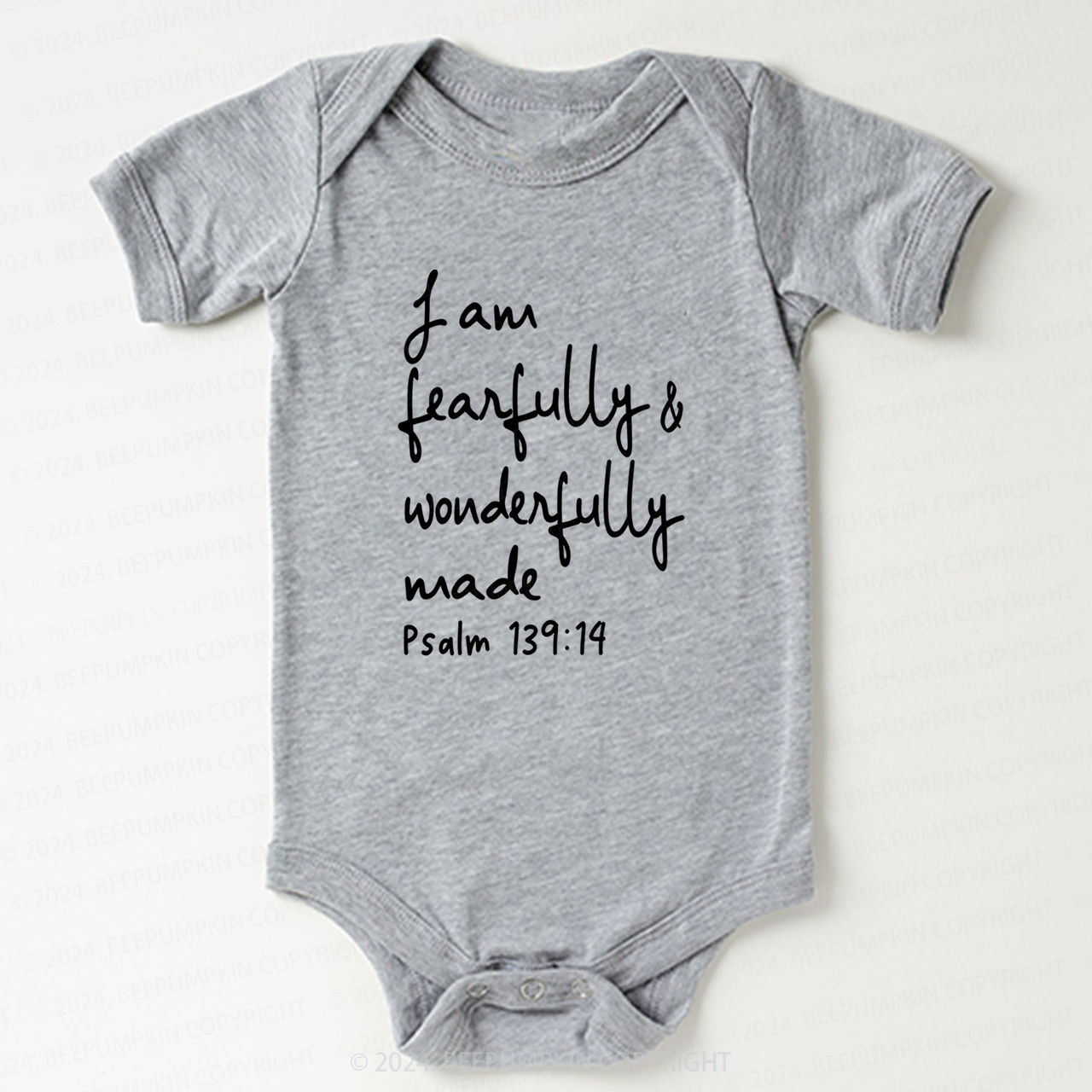 I Am Fearfully And Wonderfully Made Bodysuit For Baby 