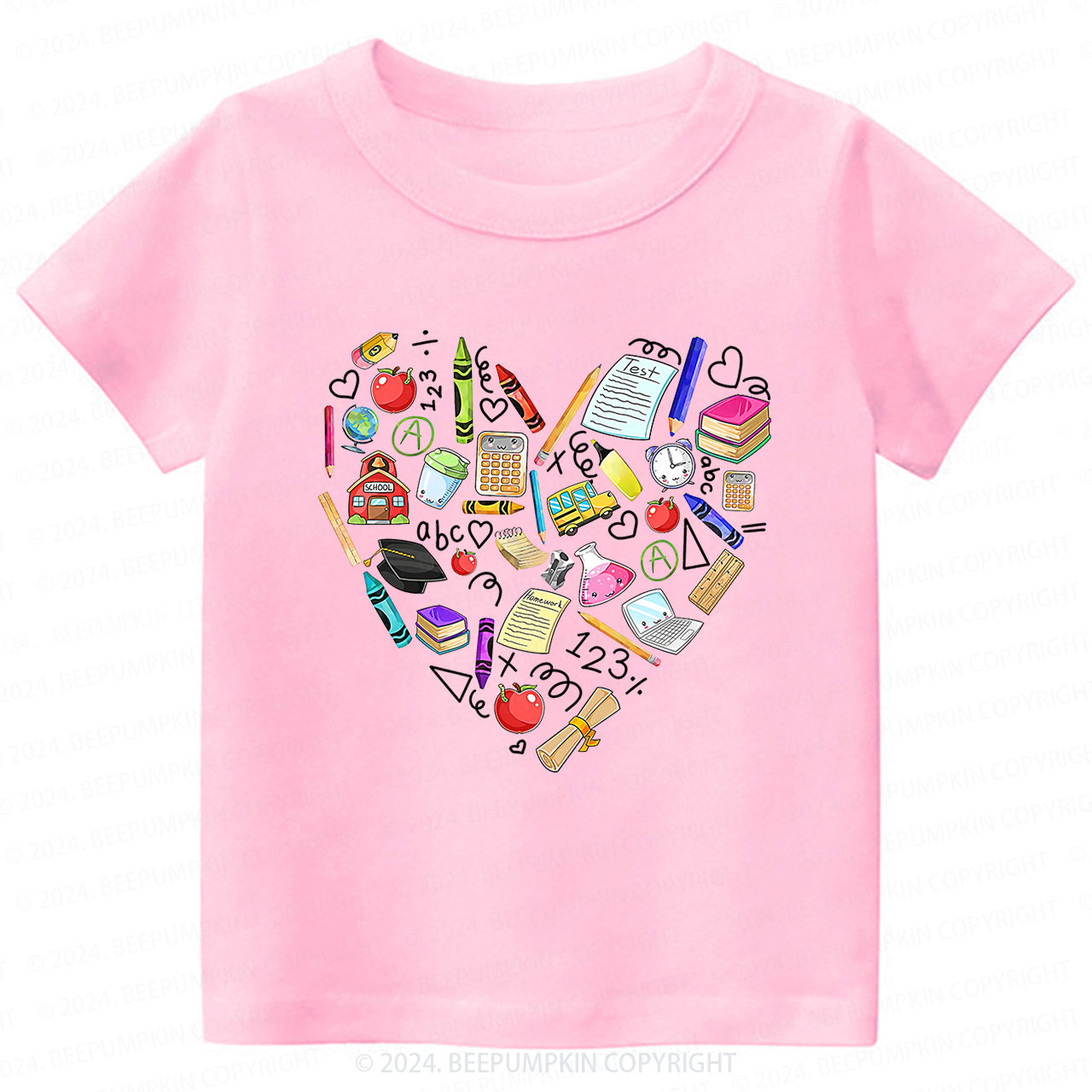 School Student Heart Back To School Shirt