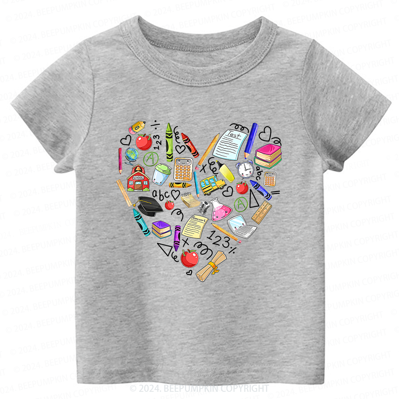 School Student Heart Back To School Shirt