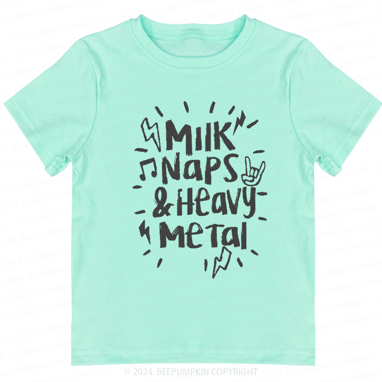 Milk Naps & Heavy Meta Toddler&Kids Tees 8
