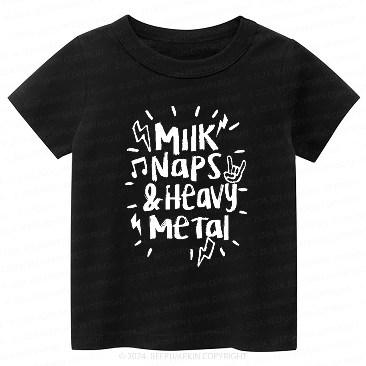 Milk Naps & Heavy Meta Toddler&Kids Tees 8