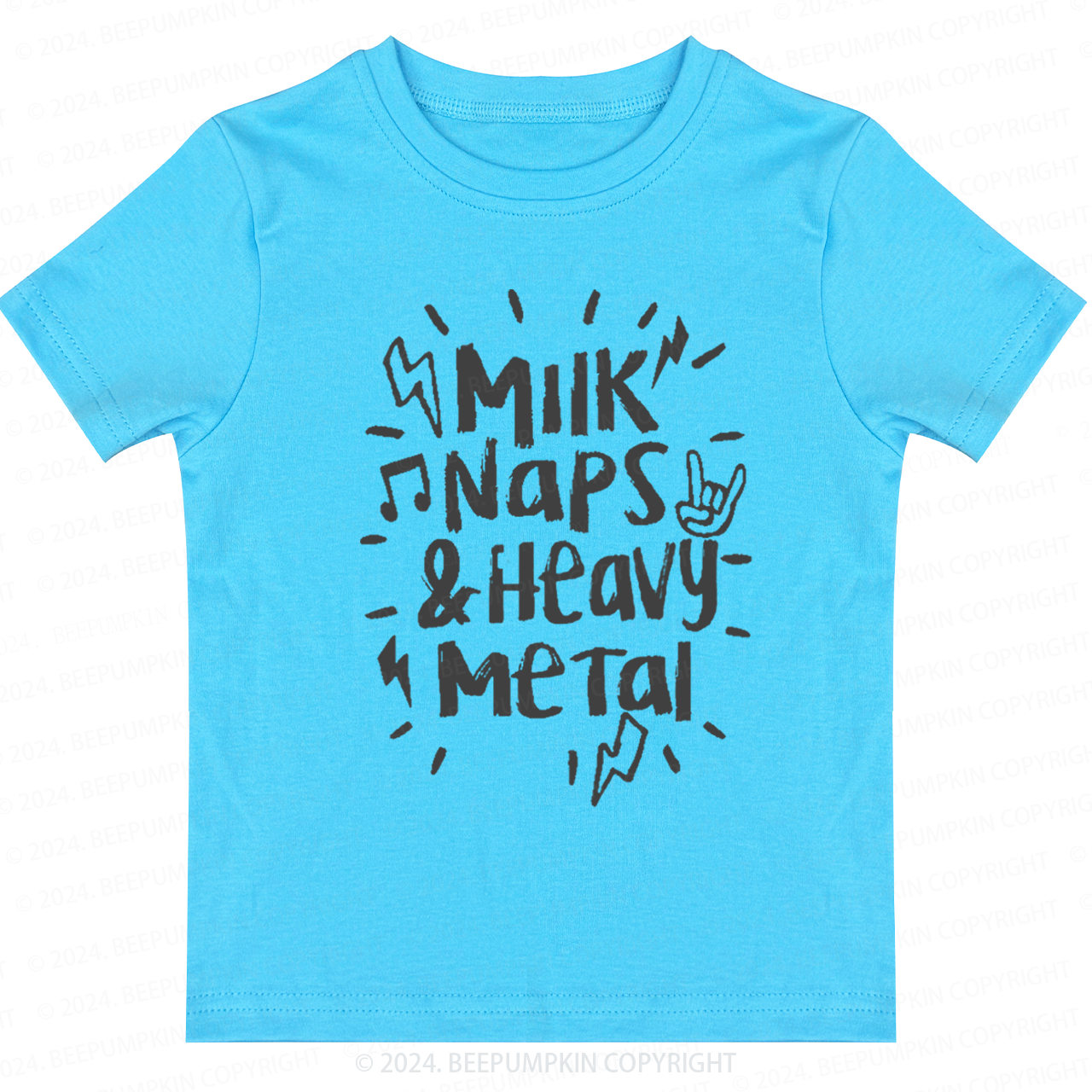 Milk Naps & Heavy Meta Toddler&Kids Tees 8