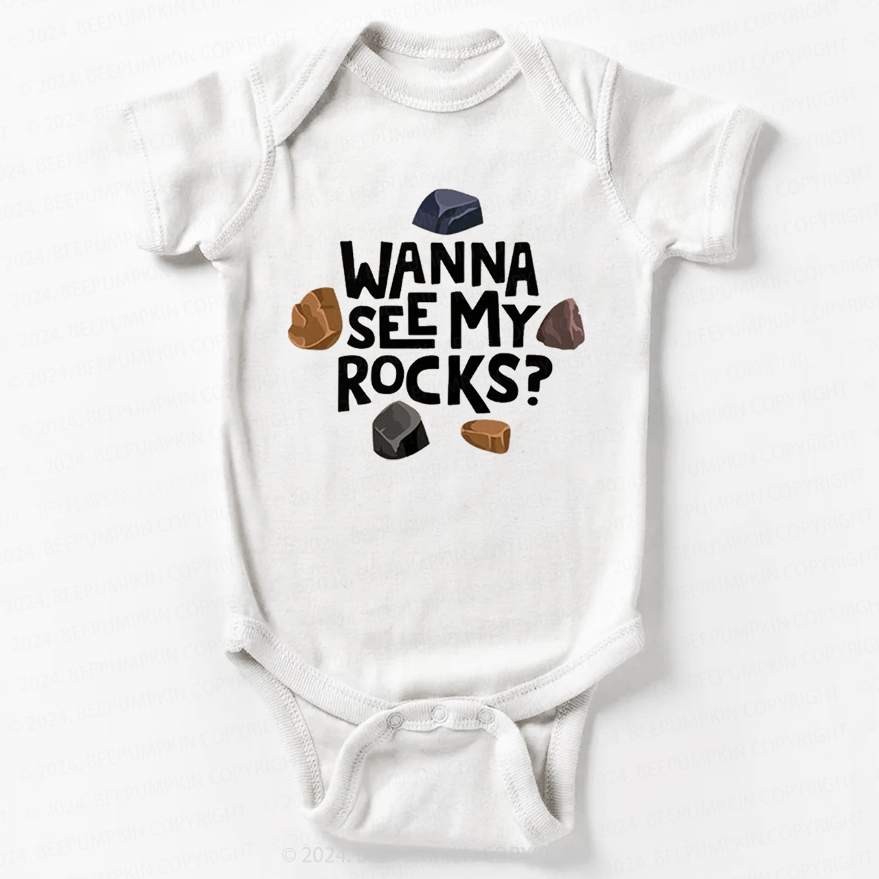Wanna See My Rocks Bodysuit For Baby 8