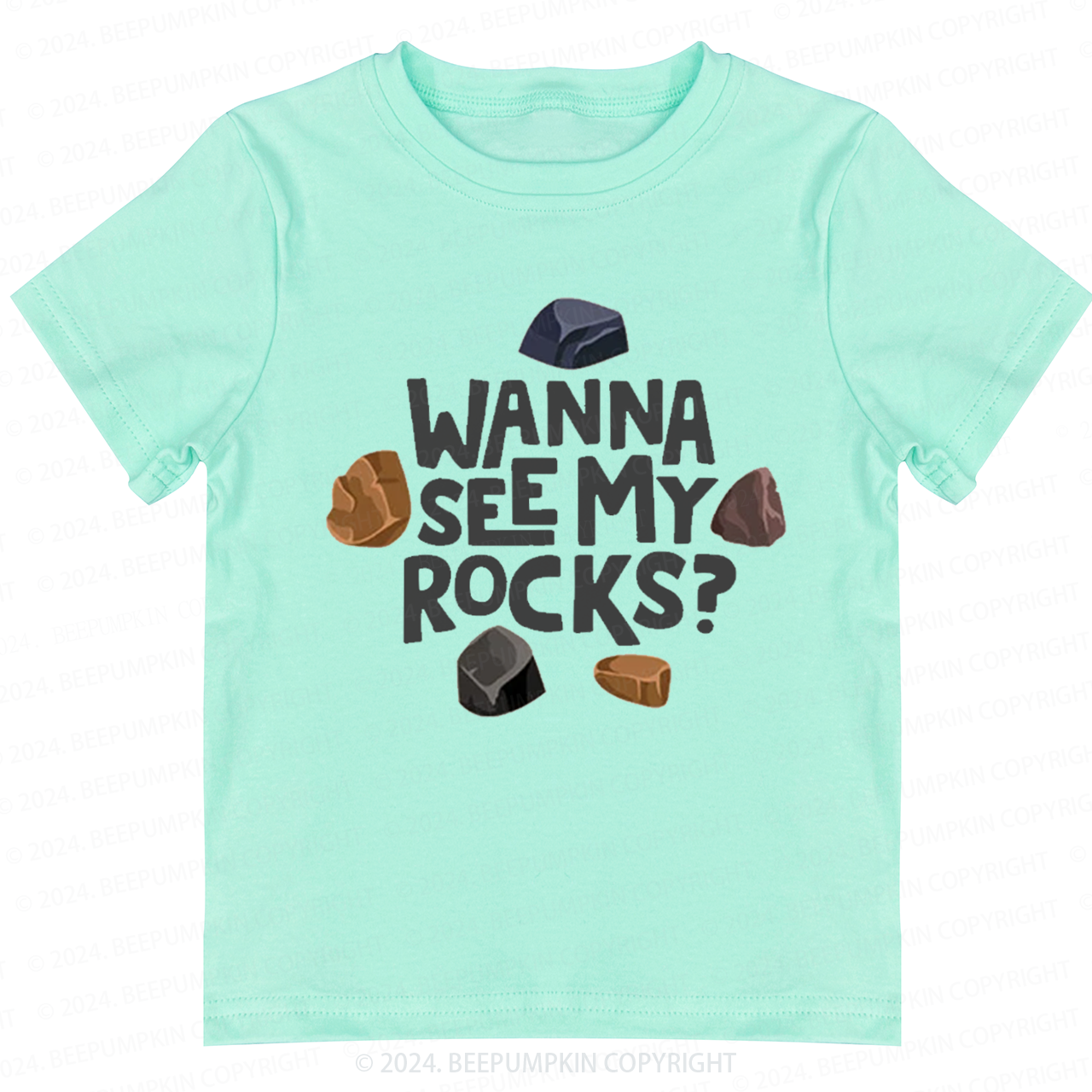 Wanna See My Rocks Toddler&Kids Tees 8