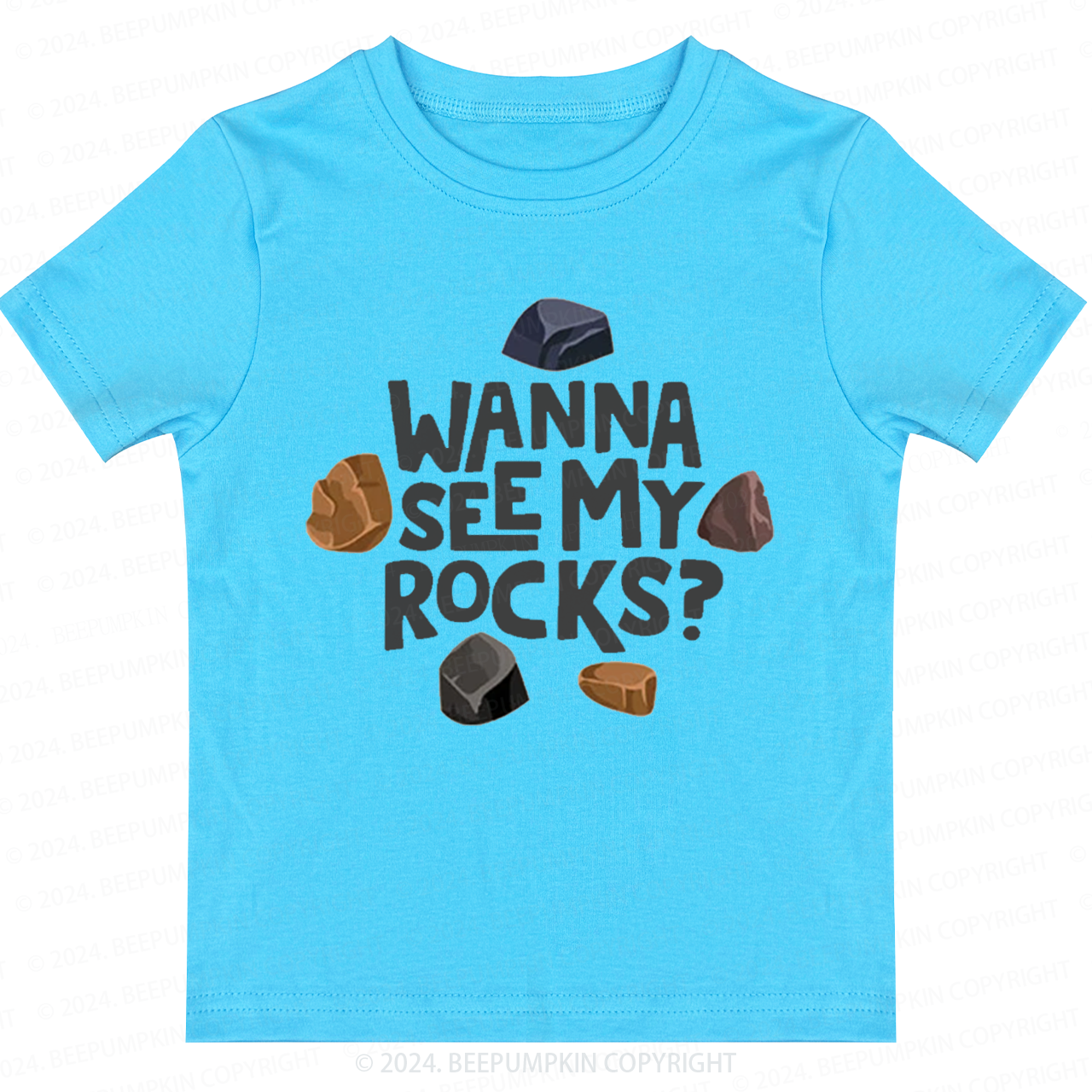 Wanna See My Rocks Toddler&Kids Tees 8