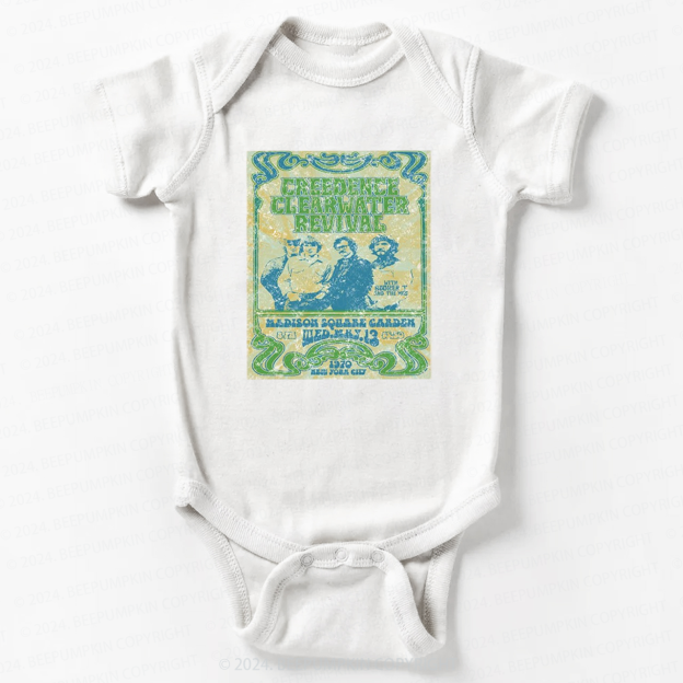 Green Logo Classic Rock Bodysuit For Baby 8