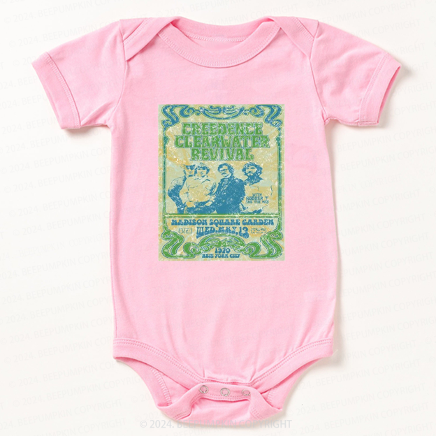 Green Logo Classic Rock Bodysuit For Baby 8