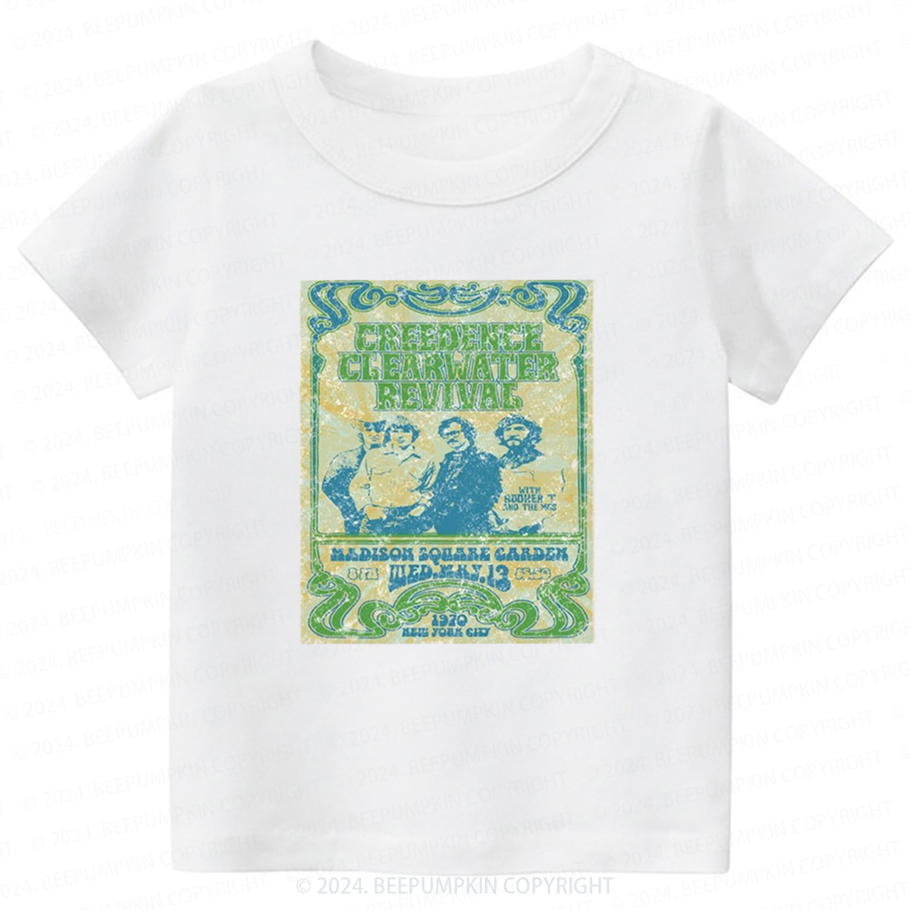 Green Logo Classic Rock Music Toddler&Kids Tees 8
