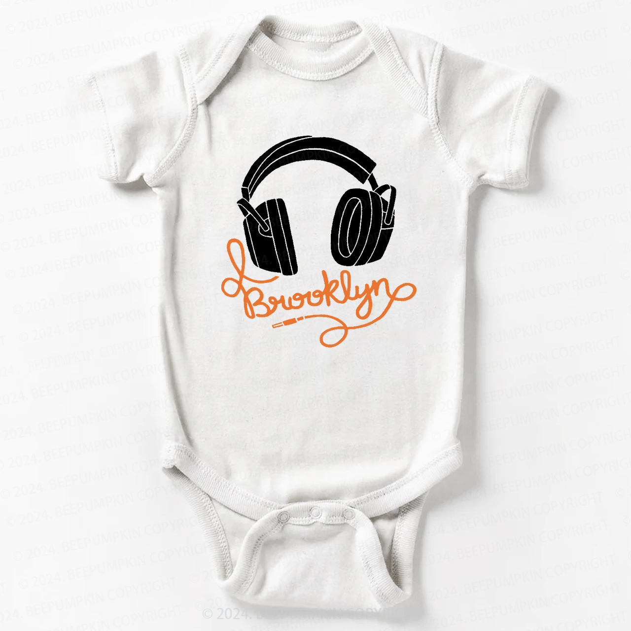Headphone Cable Brooklyn Bodysuit For Baby 8