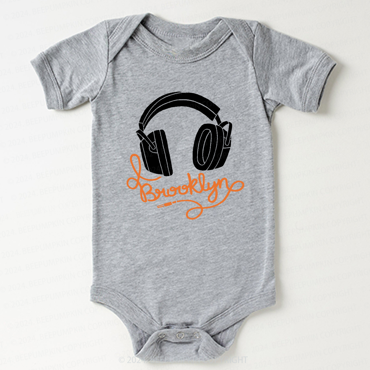 Headphone Cable Brooklyn Bodysuit For Baby 8