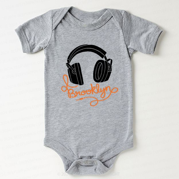 Headphone Cable Brooklyn Bodysuit For Baby 8