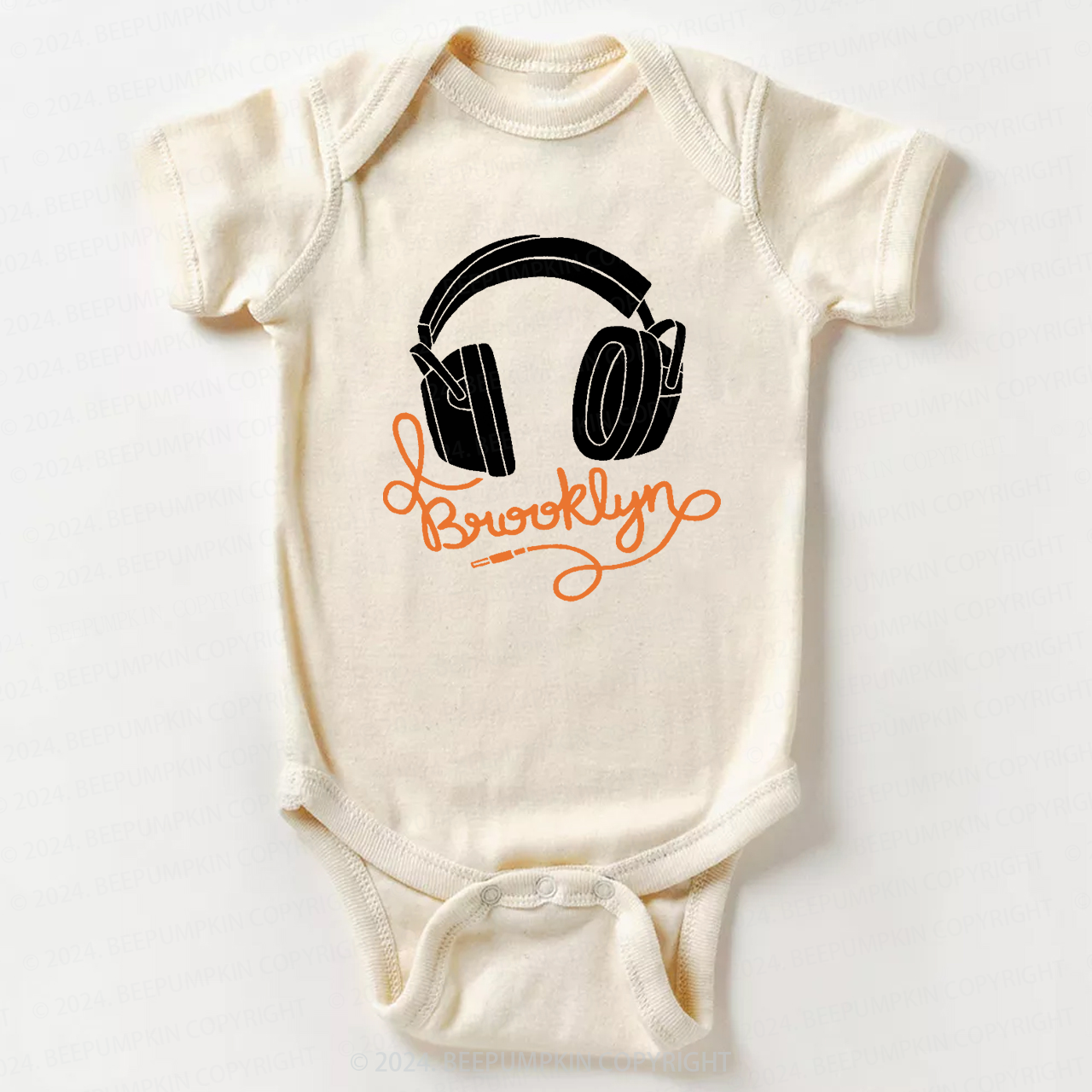Headphone Cable Brooklyn Bodysuit For Baby 8