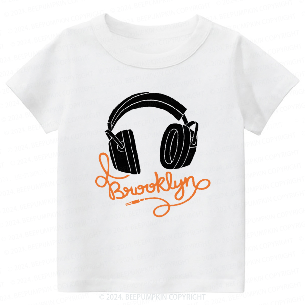 Headphone Cable Brooklyn Toddler&Kids Tees 8
