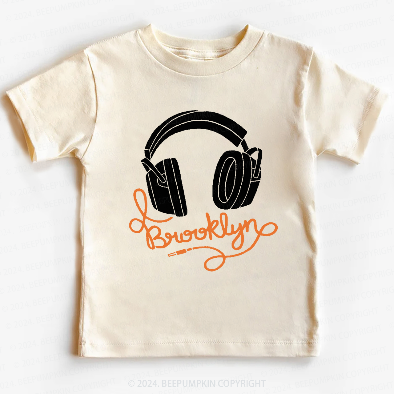 Headphone Cable Brooklyn Toddler&Kids Tees 8