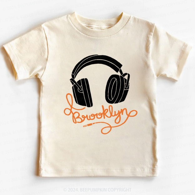 Headphone Cable Brooklyn Toddler&Kids Tees 8