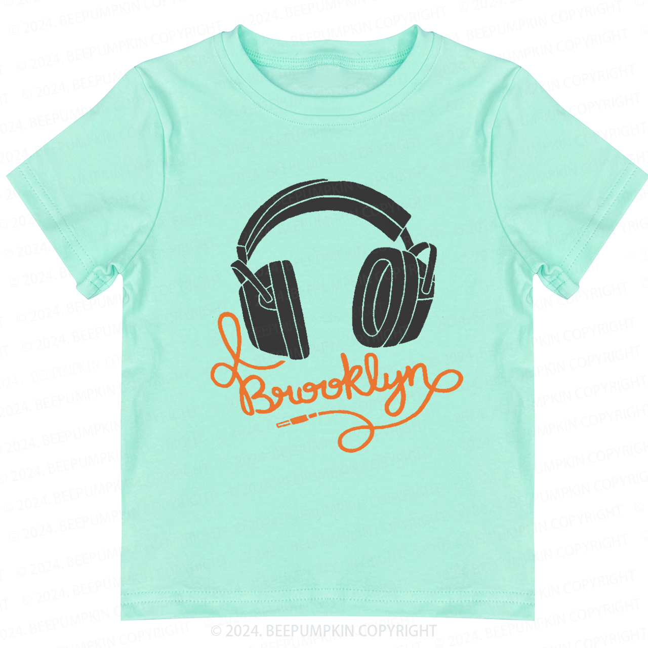 Headphone Cable Brooklyn Toddler&Kids Tees 8