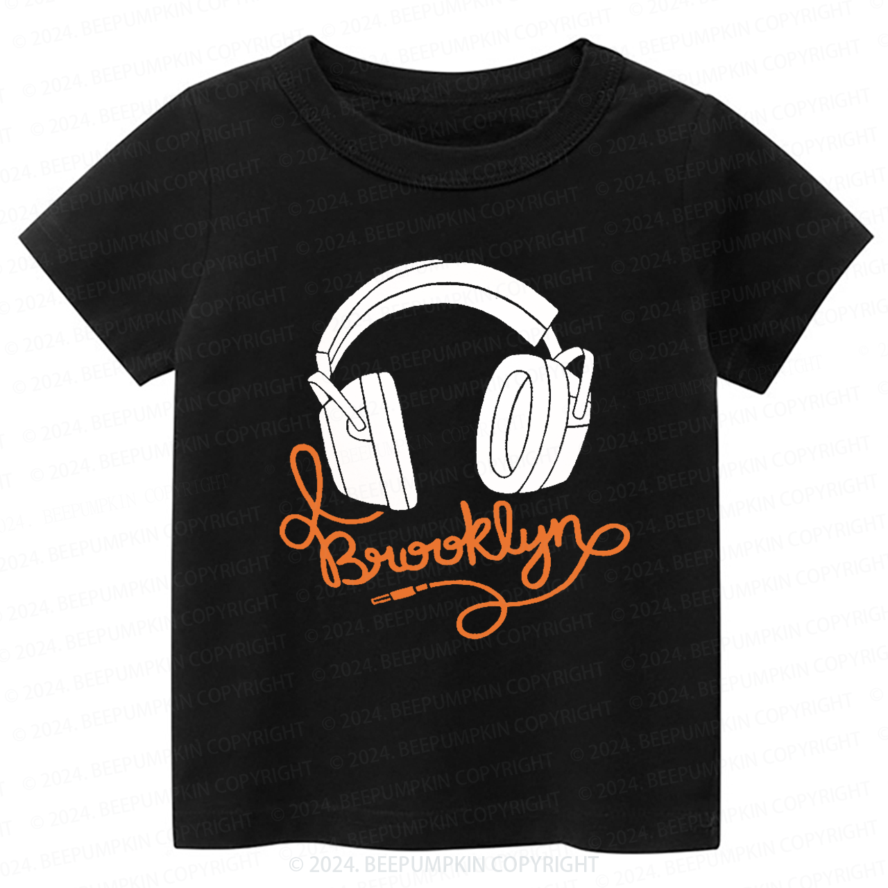 Headphone Cable Brooklyn Toddler&Kids Tees 8