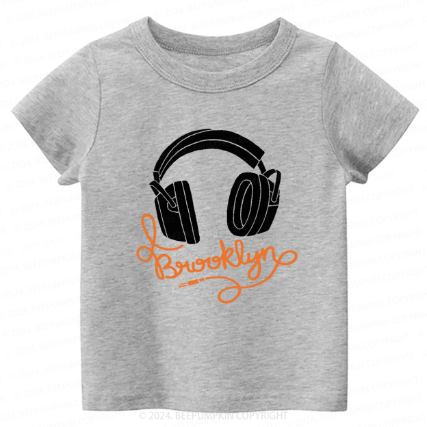 Headphone Cable Brooklyn Toddler&Kids Tees 8