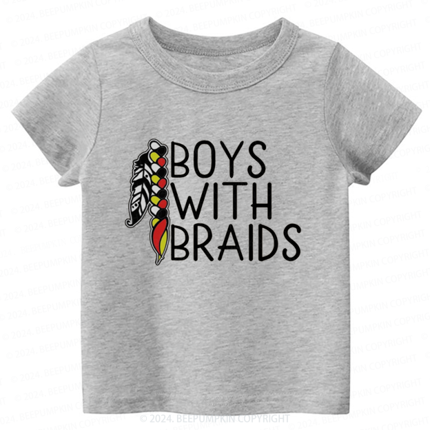 Boys With Braids Toddler&Kids Tees 7