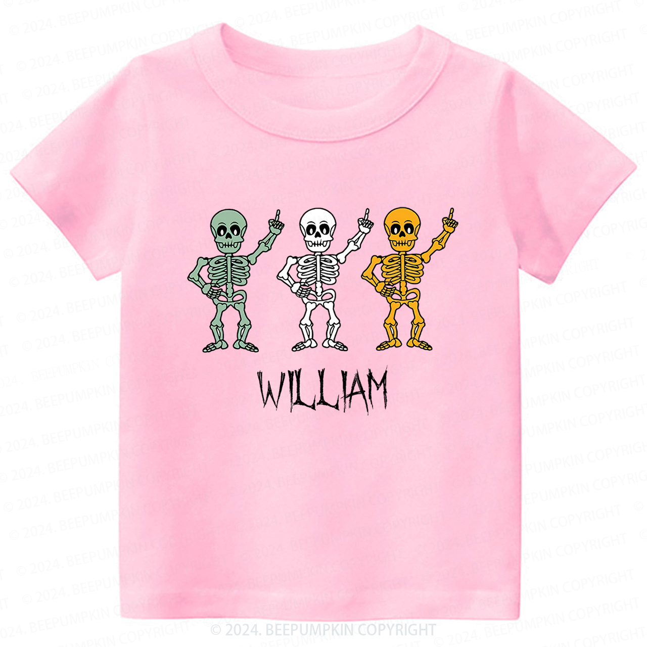 Personalized Halloween Skeleton Shirts