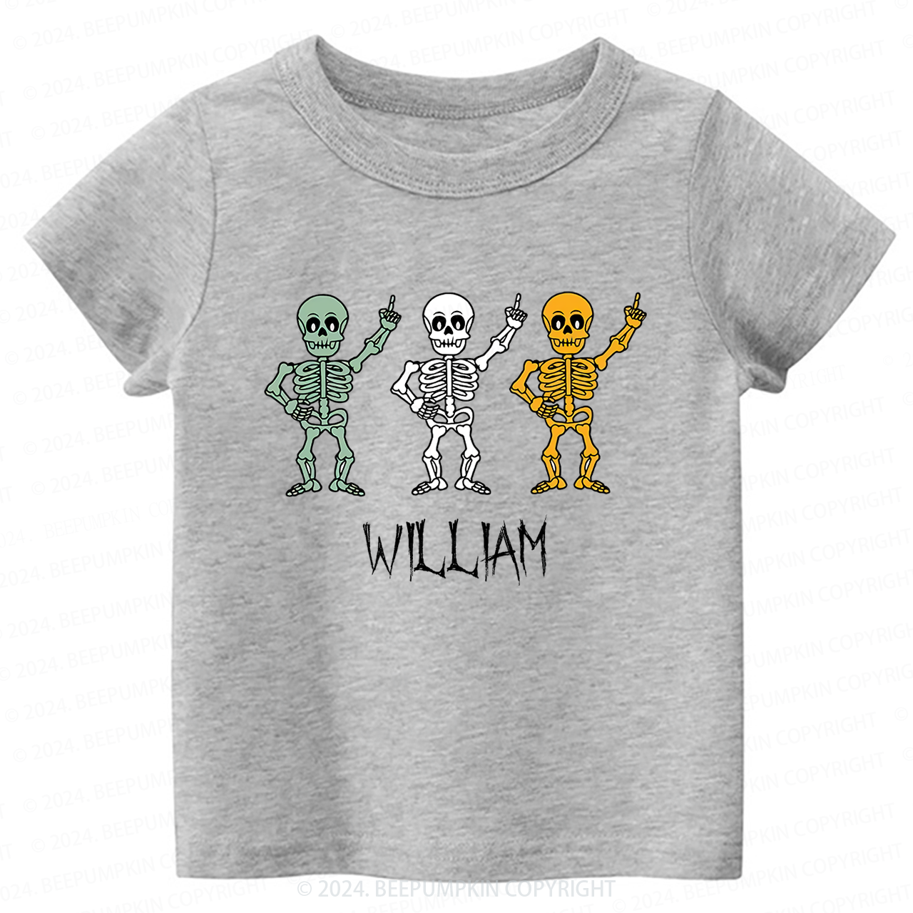 Personalized Halloween Skeleton Shirts