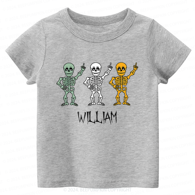 Personalized Halloween Skeleton Shirts