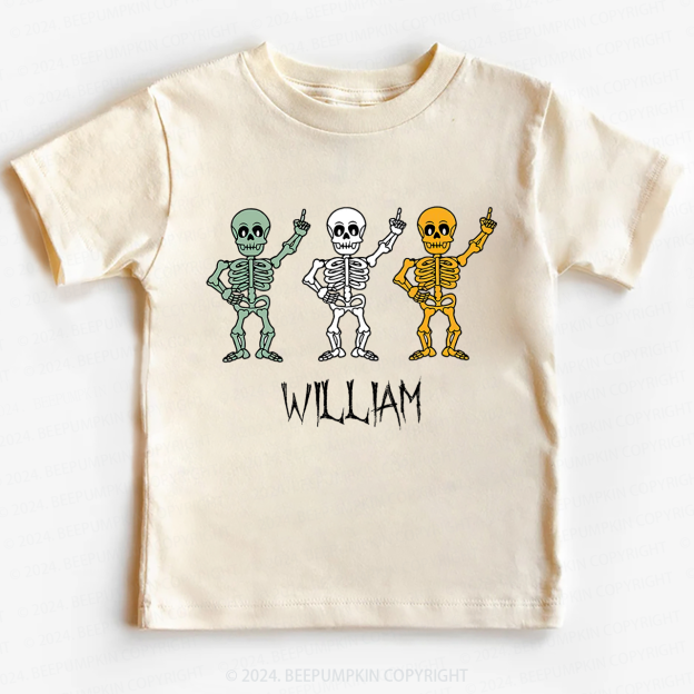 Personalized Halloween Skeleton Shirts