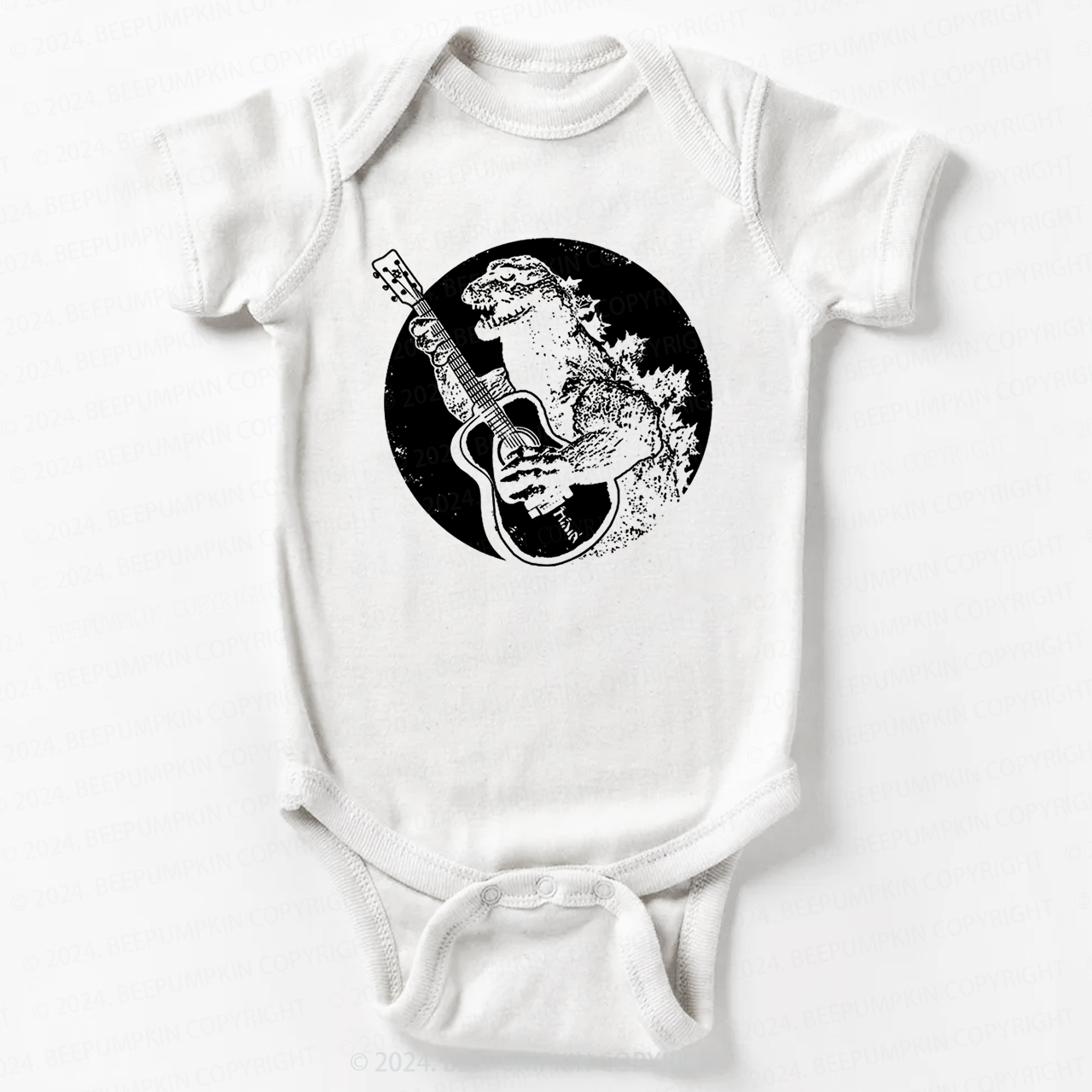  Funny Vintage Guitar Bodysuit For Baby 8