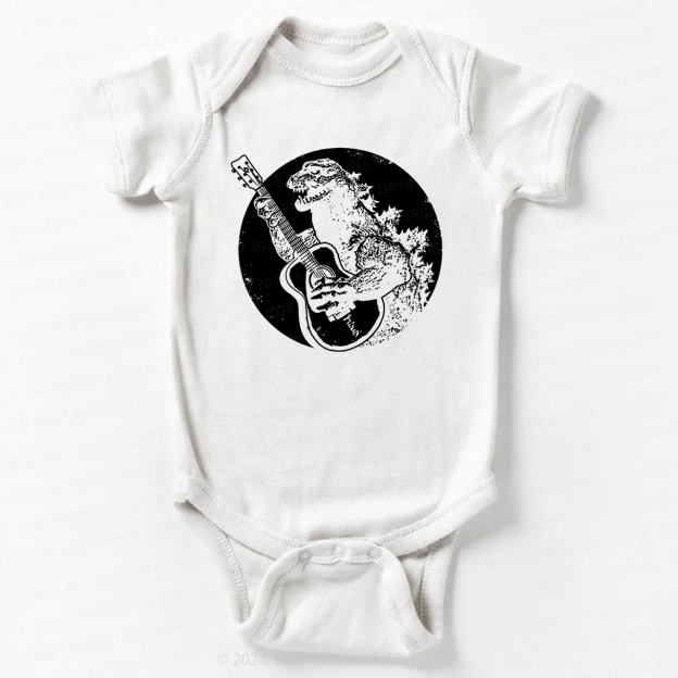 Funny Vintage Guitar Bodysuit For Baby 8