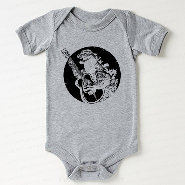  Funny Vintage Guitar Bodysuit For Baby 8