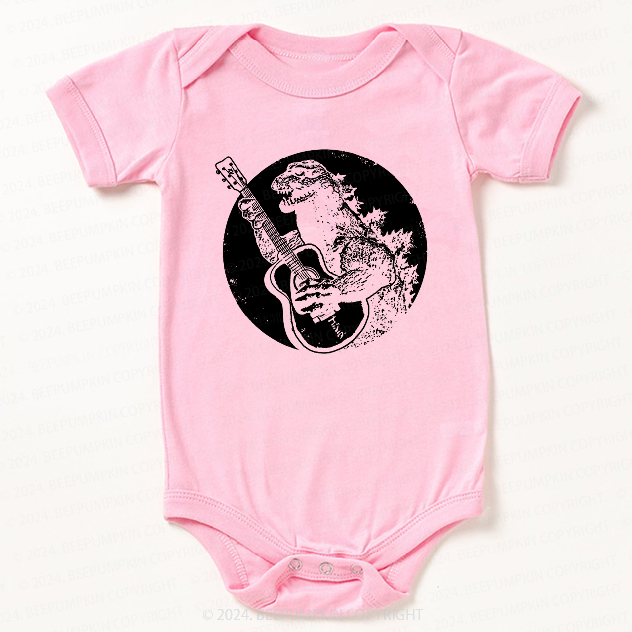  Funny Vintage Guitar Bodysuit For Baby 8