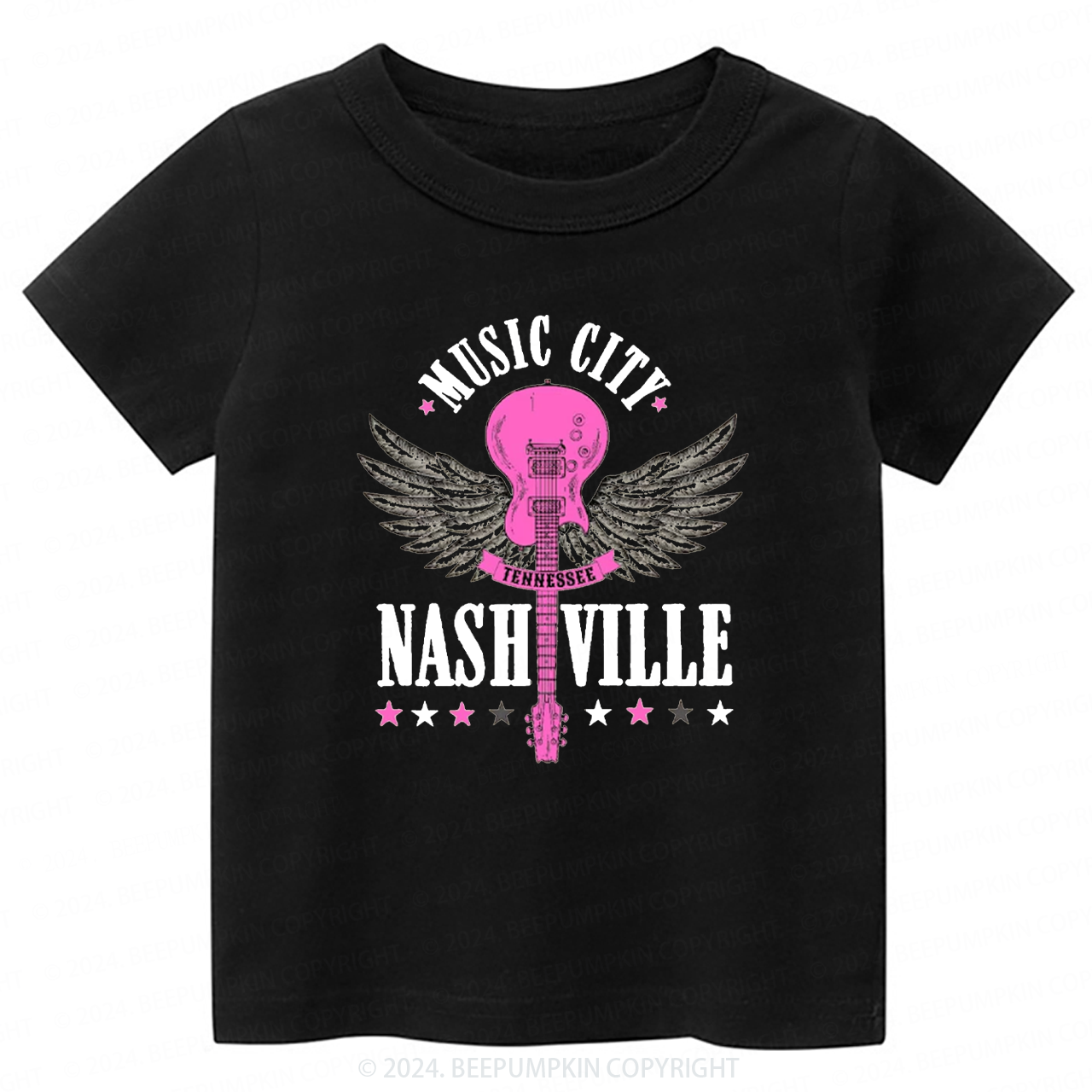 Music City Nashville Toddler&Kids Tees 8