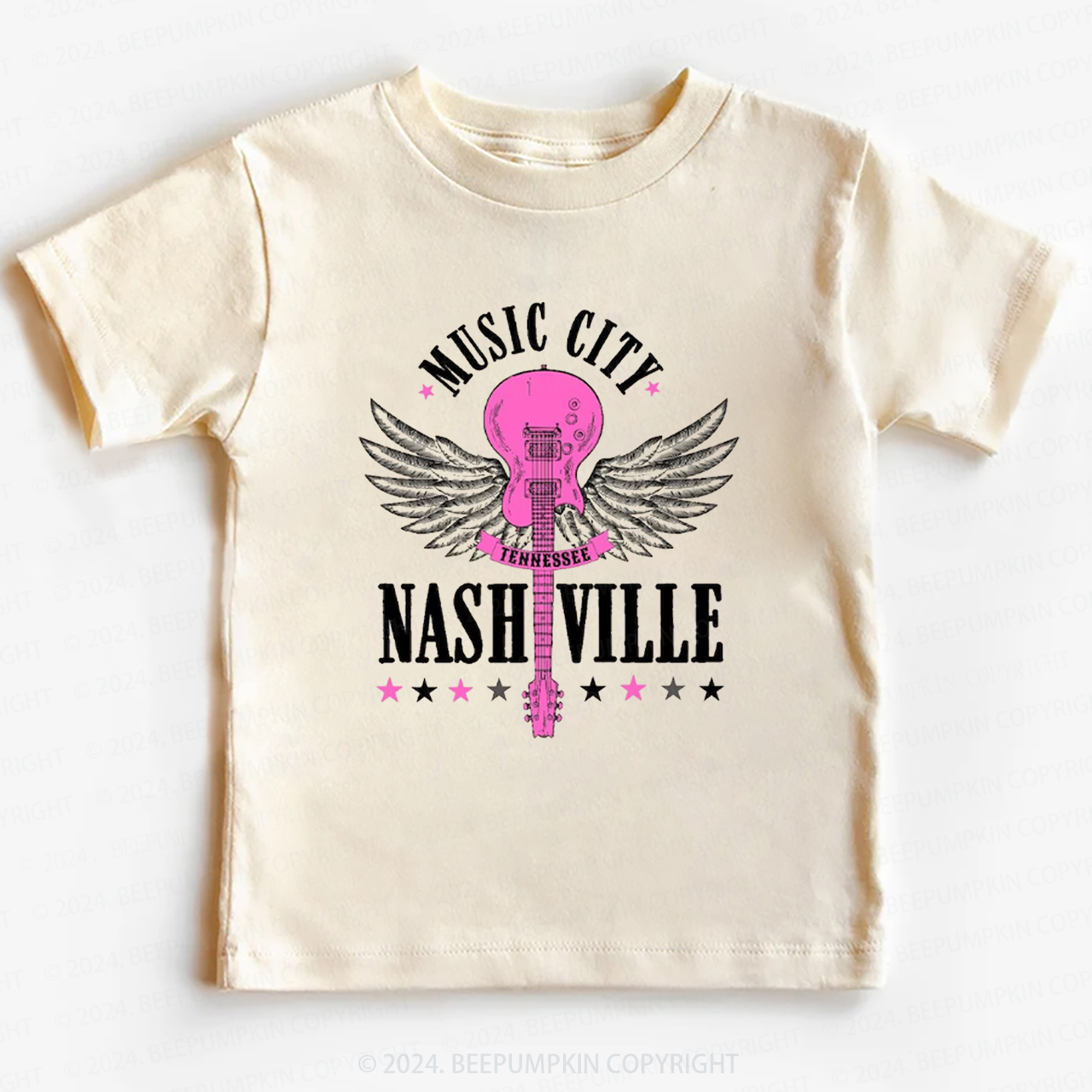 Music City Nashville Toddler&Kids Tees 8