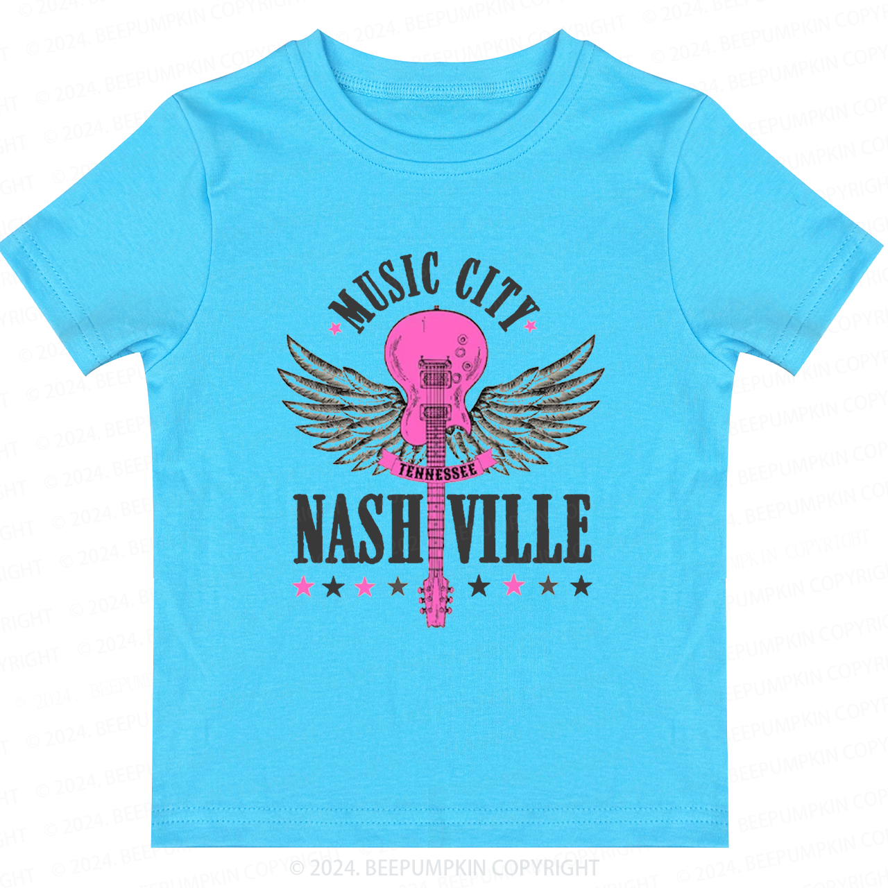 Music City Nashville Toddler&Kids Tees 8