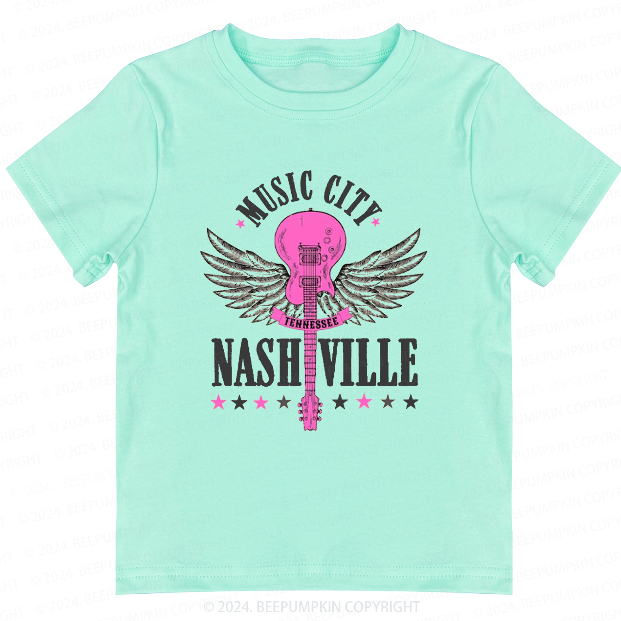 Music City Nashville Toddler&Kids Tees 8