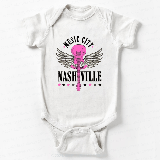 Music City Nashville Bodysuit For Baby 8