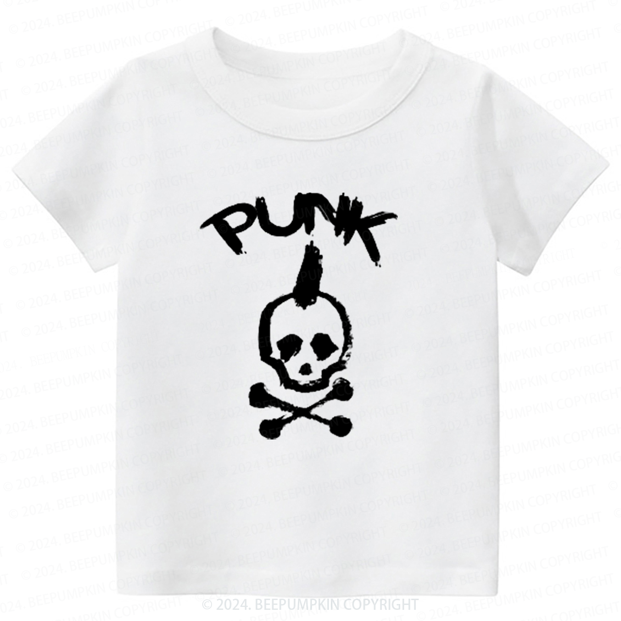 Punk Skull Toddler&Kids Tees 8