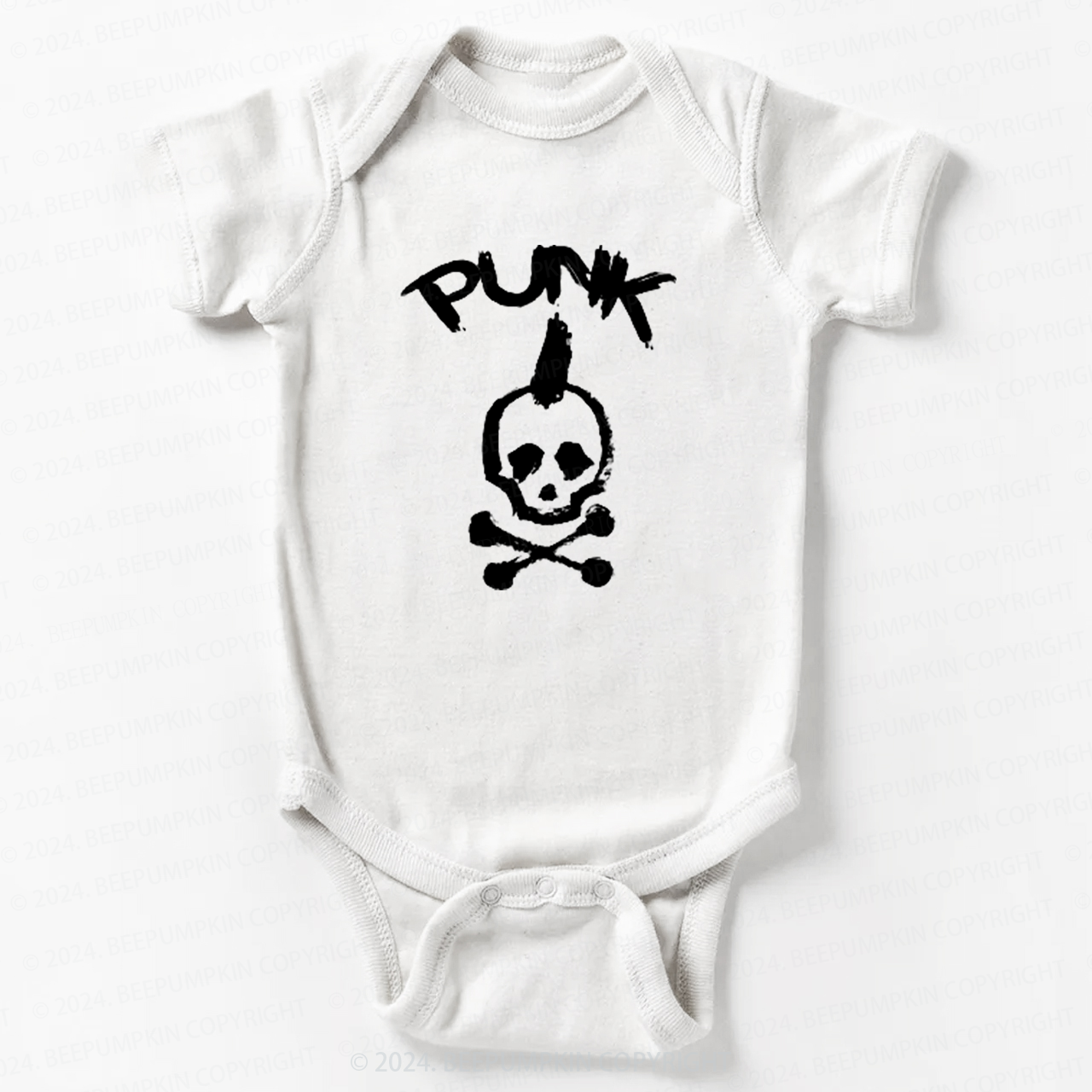 Punk Skull Bodysuit For Baby 8