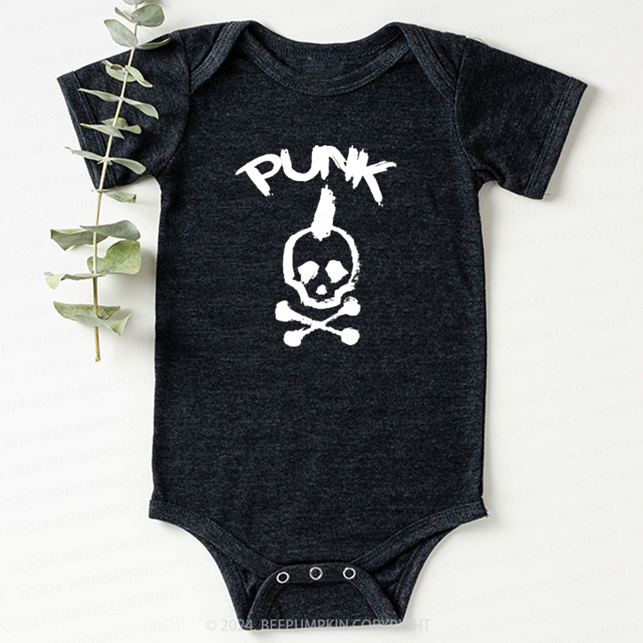 Punk Skull Bodysuit For Baby 8