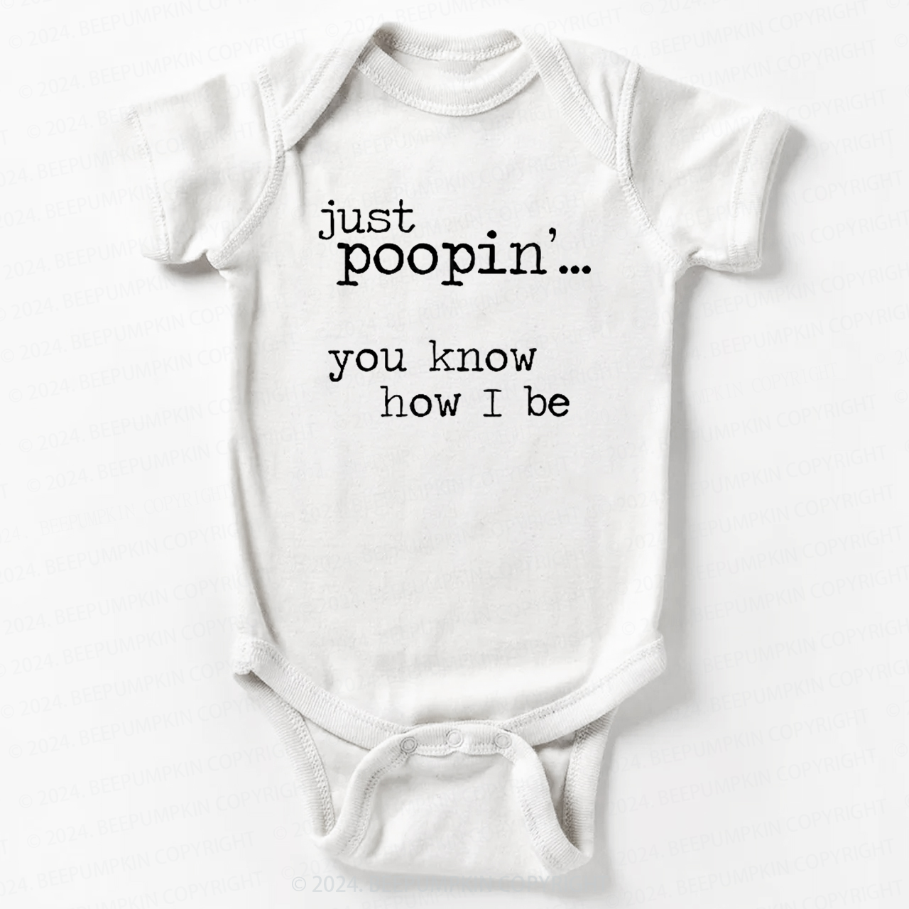 Just Poopin'Bodysuit For Baby 7