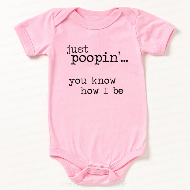 Just Poopin'Bodysuit For Baby 7