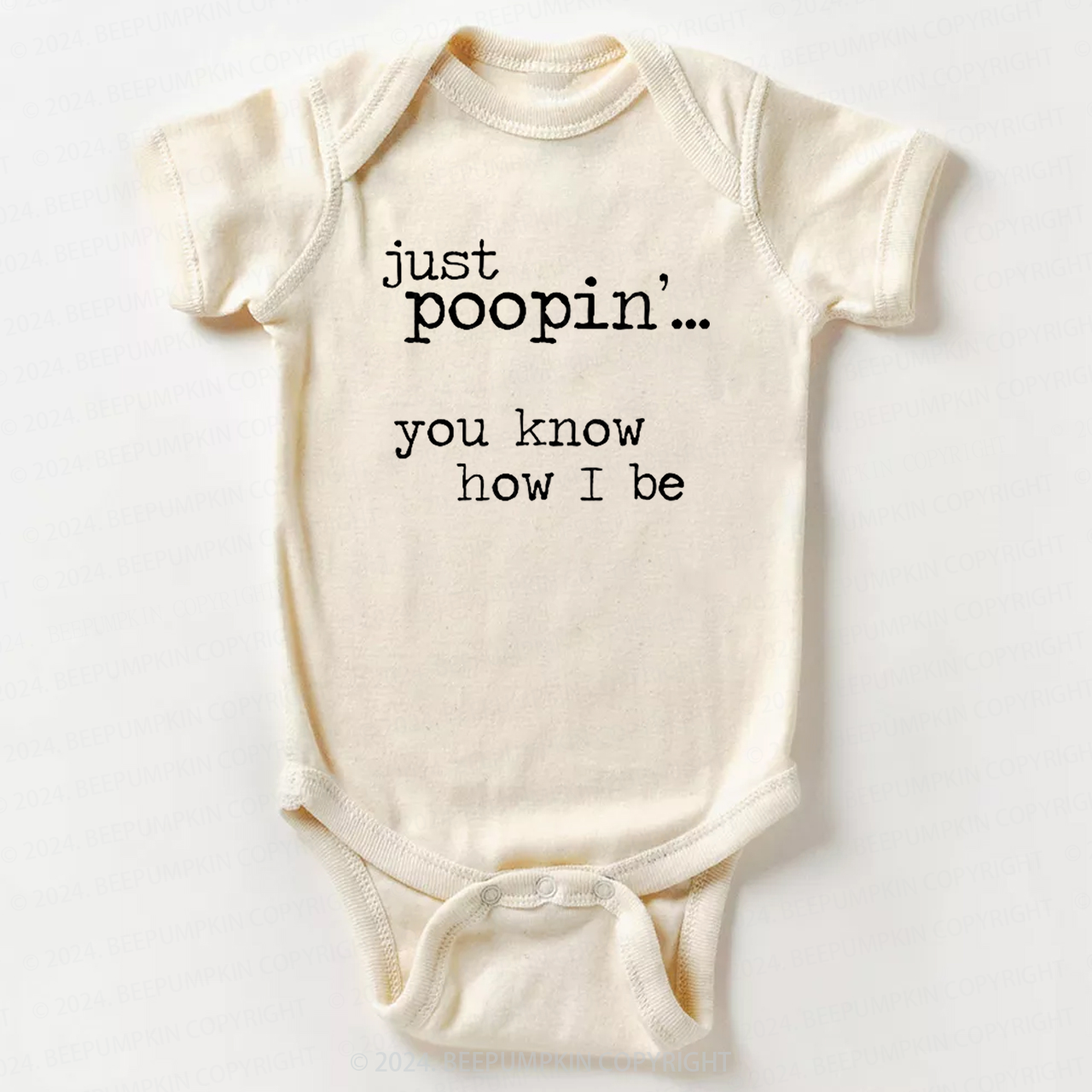 Just Poopin'Bodysuit For Baby 7