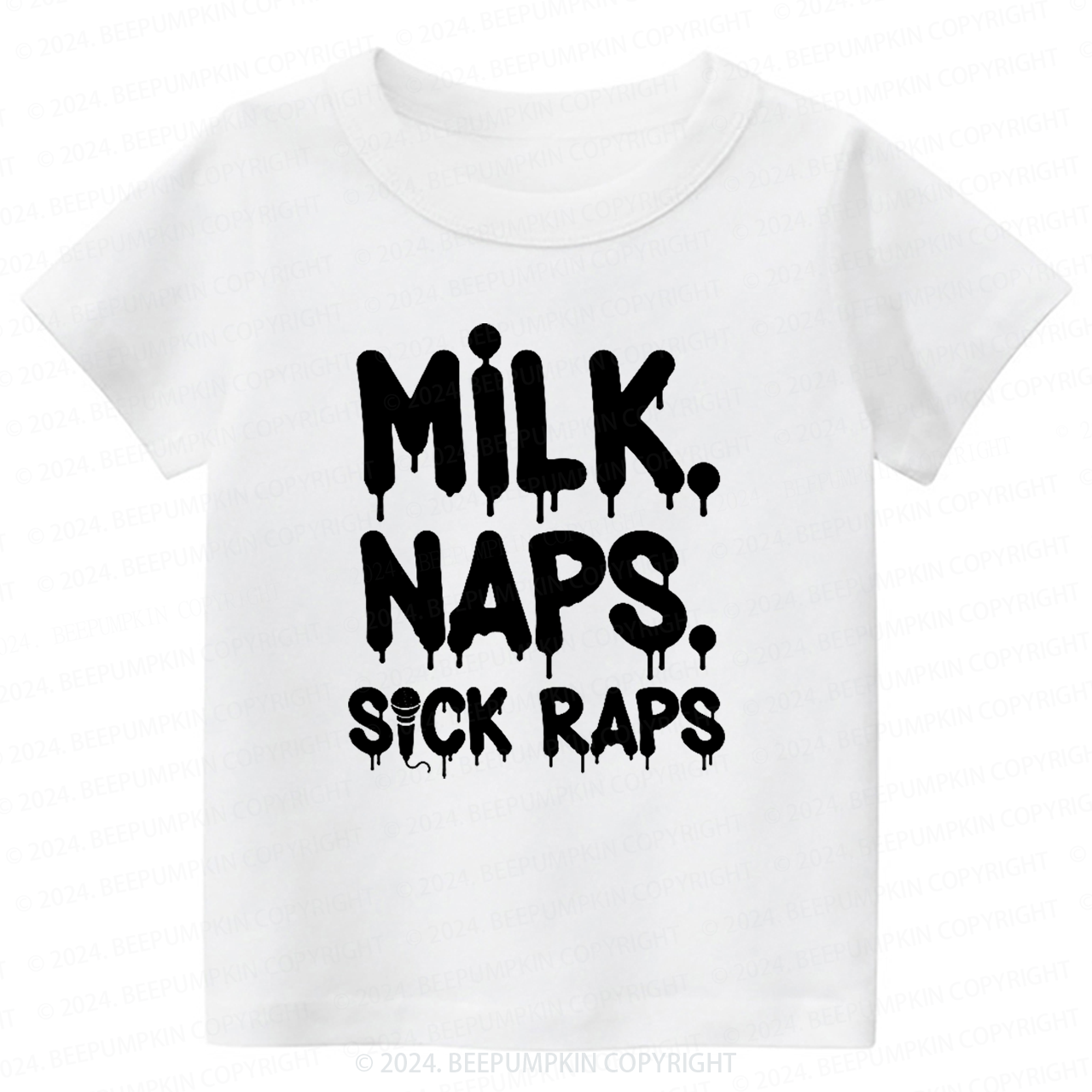 Milk Rap Hip Hop Toddler&Kids Tees