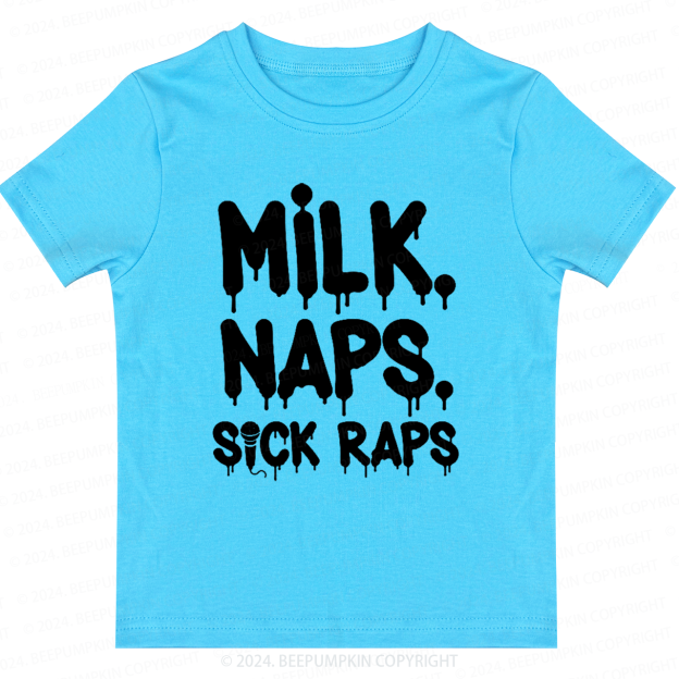 Milk Rap Hip Hop Toddler&Kids Tees
