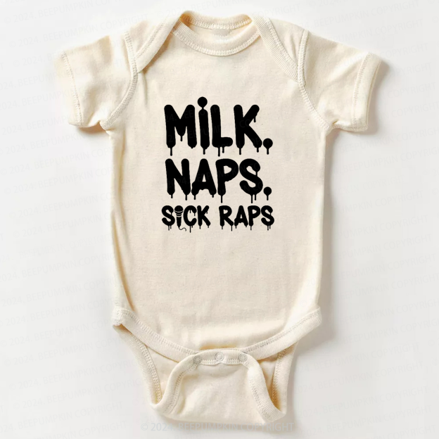 Milk Rap Hip Hop Bodysuit For Baby 8