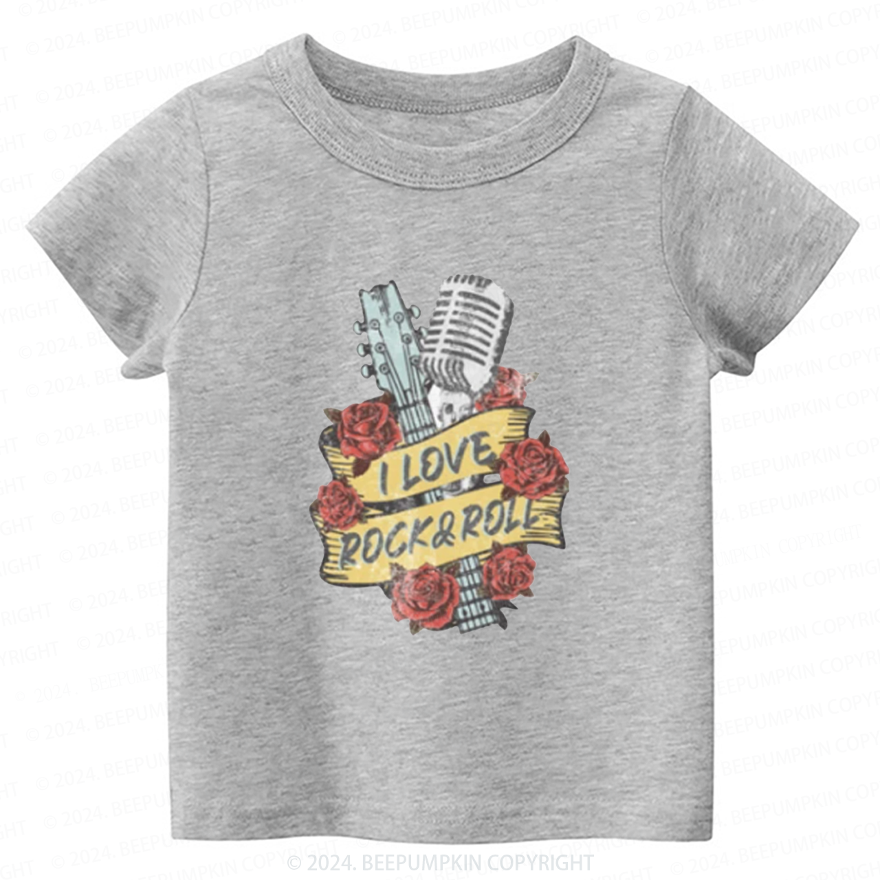 I Love Rock n Roll Toddler&Kids Tees 8